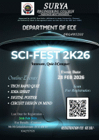 SCI-FEST 2K26 Technical Event Poster